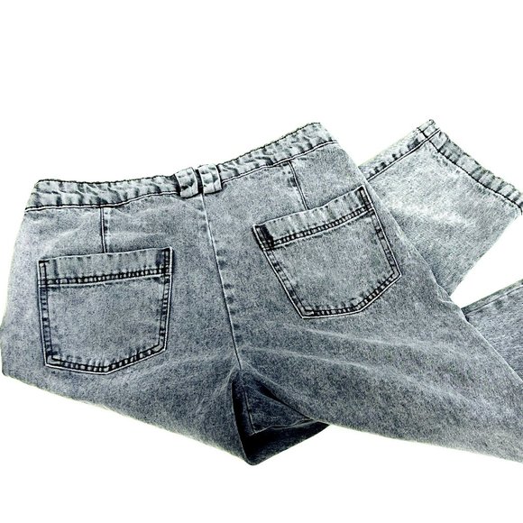 urban outfitters BDG washed faded black high waisted sofie slouchy denim jeans - Picture 8 of 8